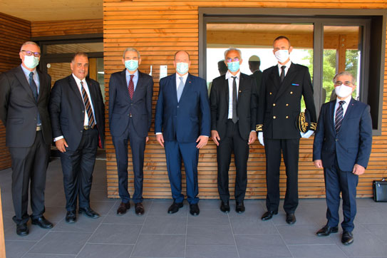 Visite de SAS le Prince Albert II de Monaco, 11 juin 2021, IHES