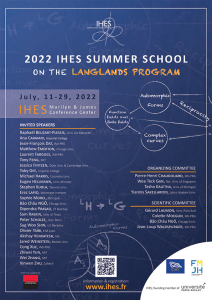 Poster École d'été 2022