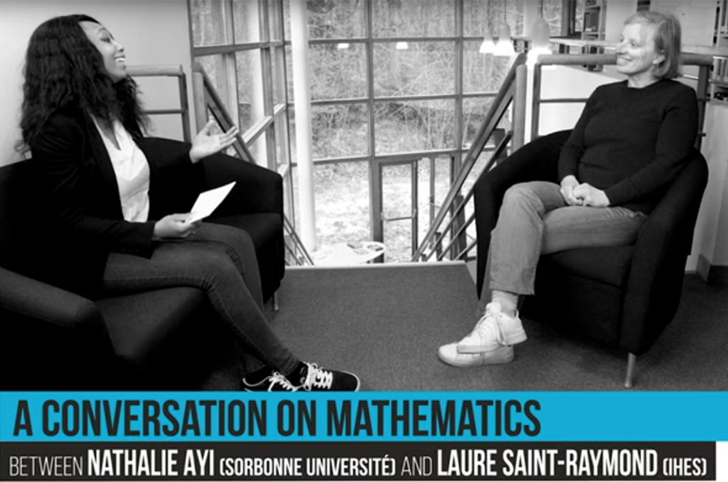 A conversation on mathematics between Nathalie Ayi and Laure Saint Raymond