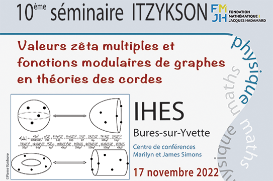 visuel séminaire Itzykson 10e