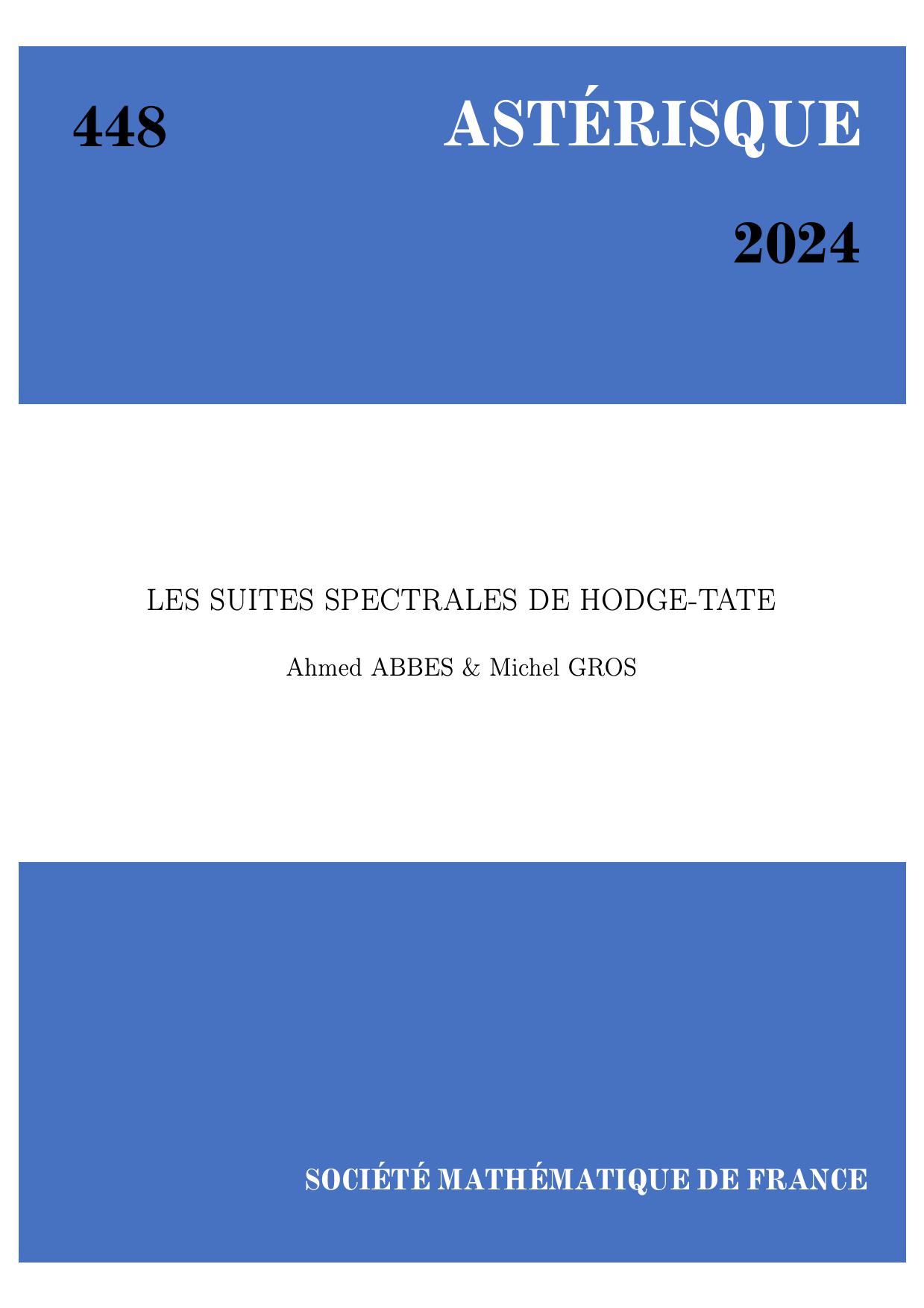 Les suites spectrales de Hodge-Tate