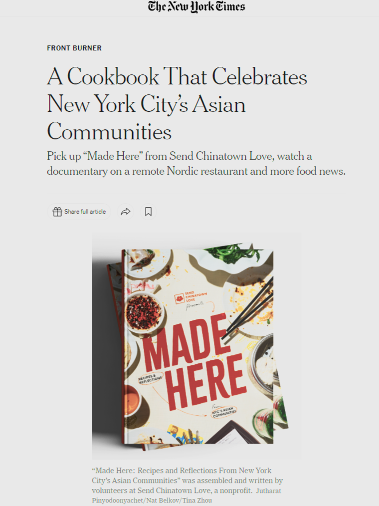 Screenshot from nytimes.com